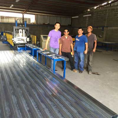 Honduran customer -Puriln Roll Forming Machine